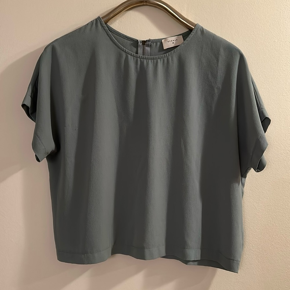 Everly brand shirt. Size large but fits smaller.